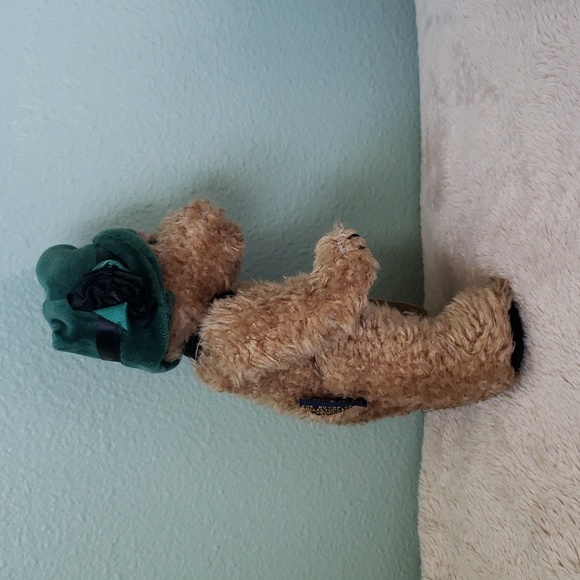 BLANCHE DE BEARVOIRE •Boyds Bears & Friends•  Green Velvet Rose Hat Choker, NWT - Picture 5 of 10